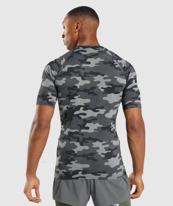 Panske Tricka Gymshark Element Baselayer Maskacove Siva | QJ8219437